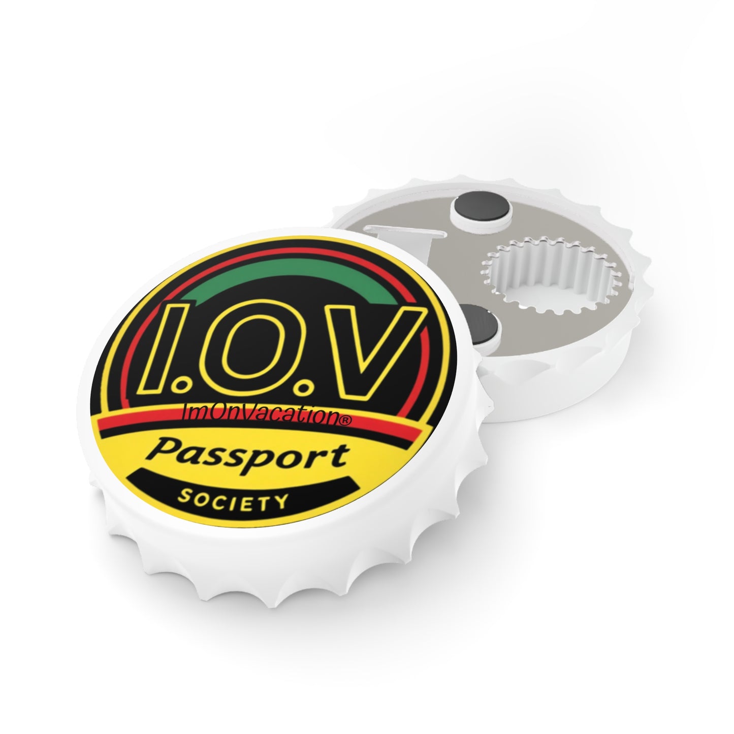 I.O.V-Black Passport Society Retro Bottle Opener
