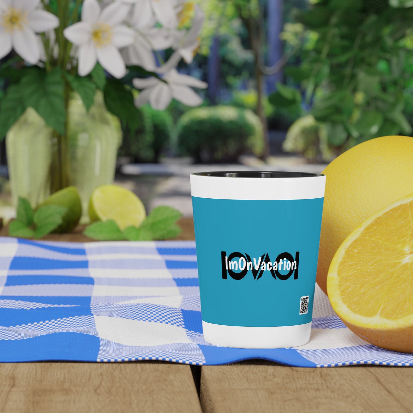 I.O.V-Blue Shot Glass