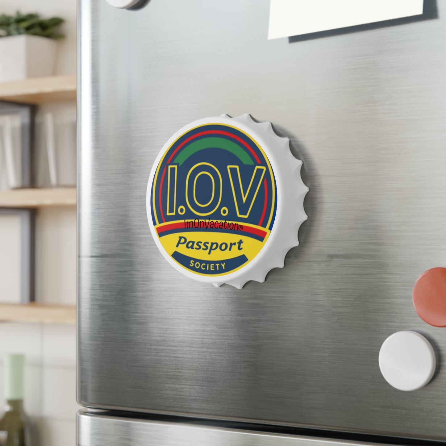 I.O.V-Navy Passport Society Retro Bottle Opener