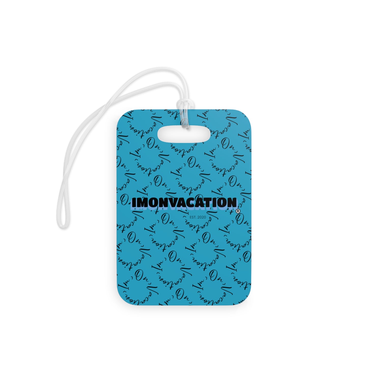 I.O.V-SPS23 Turquoise Luggage Tag