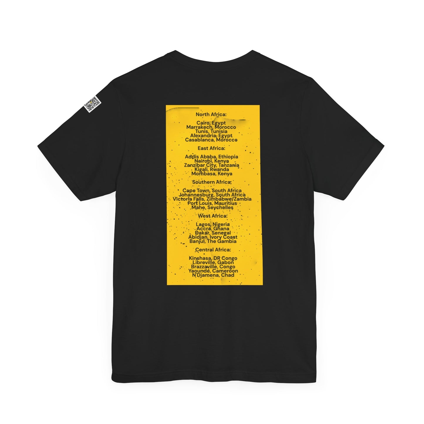 I.O.V-Africa-25 Cities to visit -Unisex Jersey Short Sleeve Tee