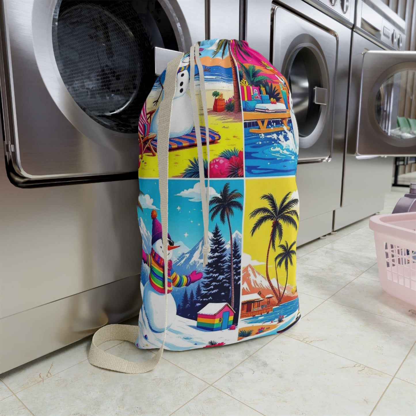 I.O.V- Festive Holiday Snowman Multi-use Bag