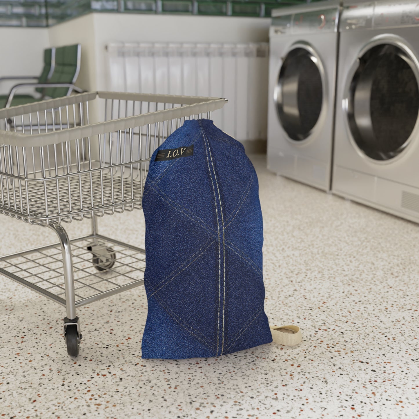 I.O.V- Blue Jean Skyline Laundry Bag