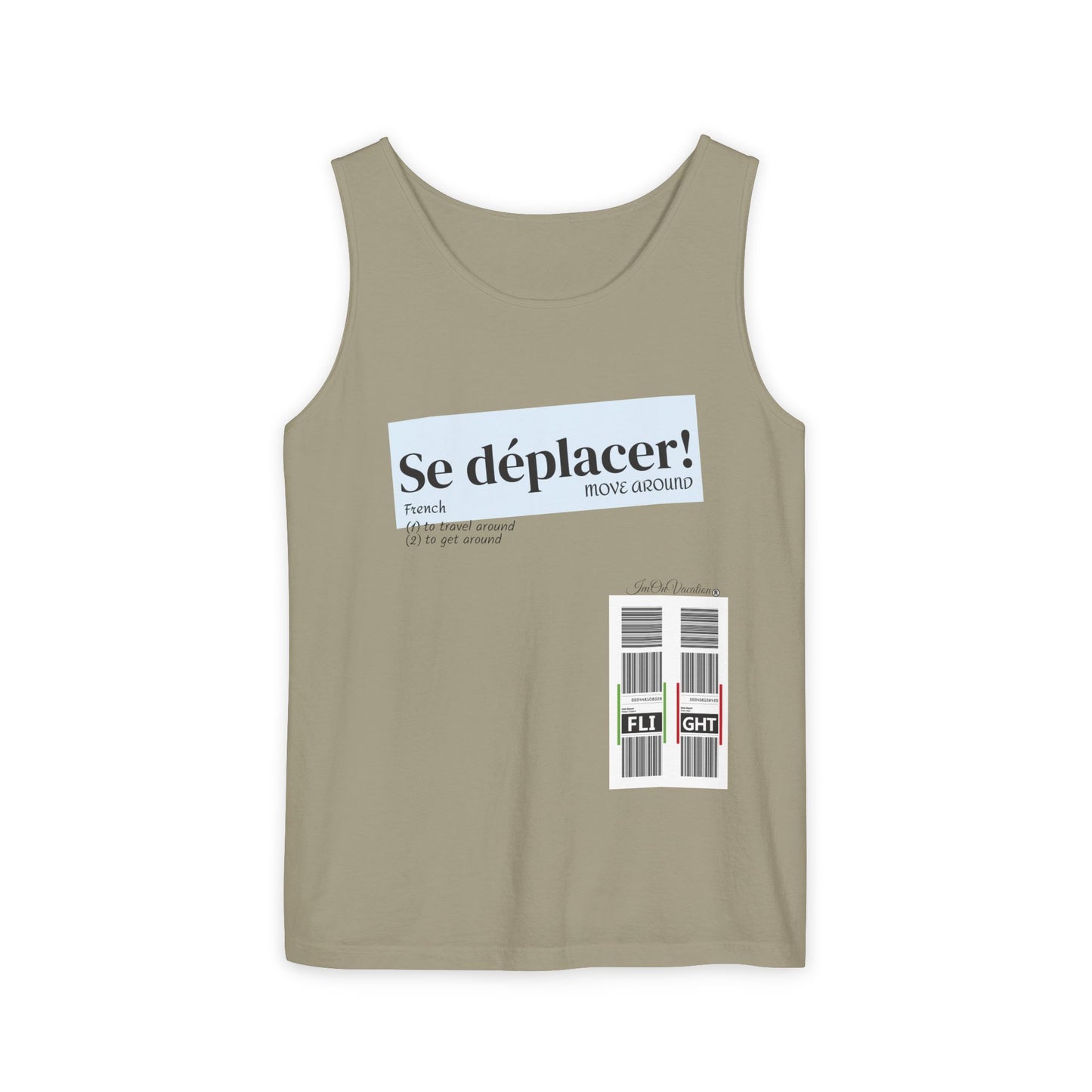 I.O.V-Move Around FL24-Unisex Garment-Dyed Tank Top