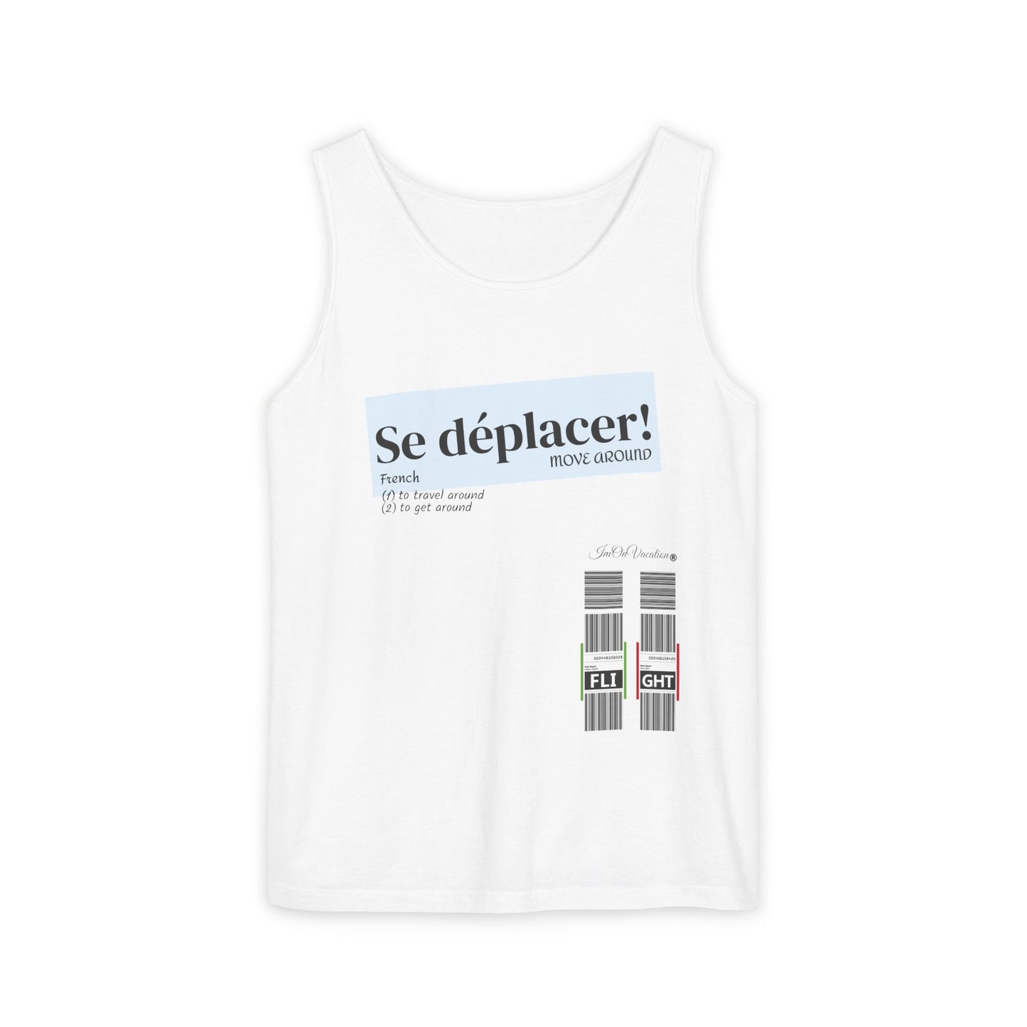 I.O.V-Move Around FL24-Unisex Garment-Dyed Tank Top