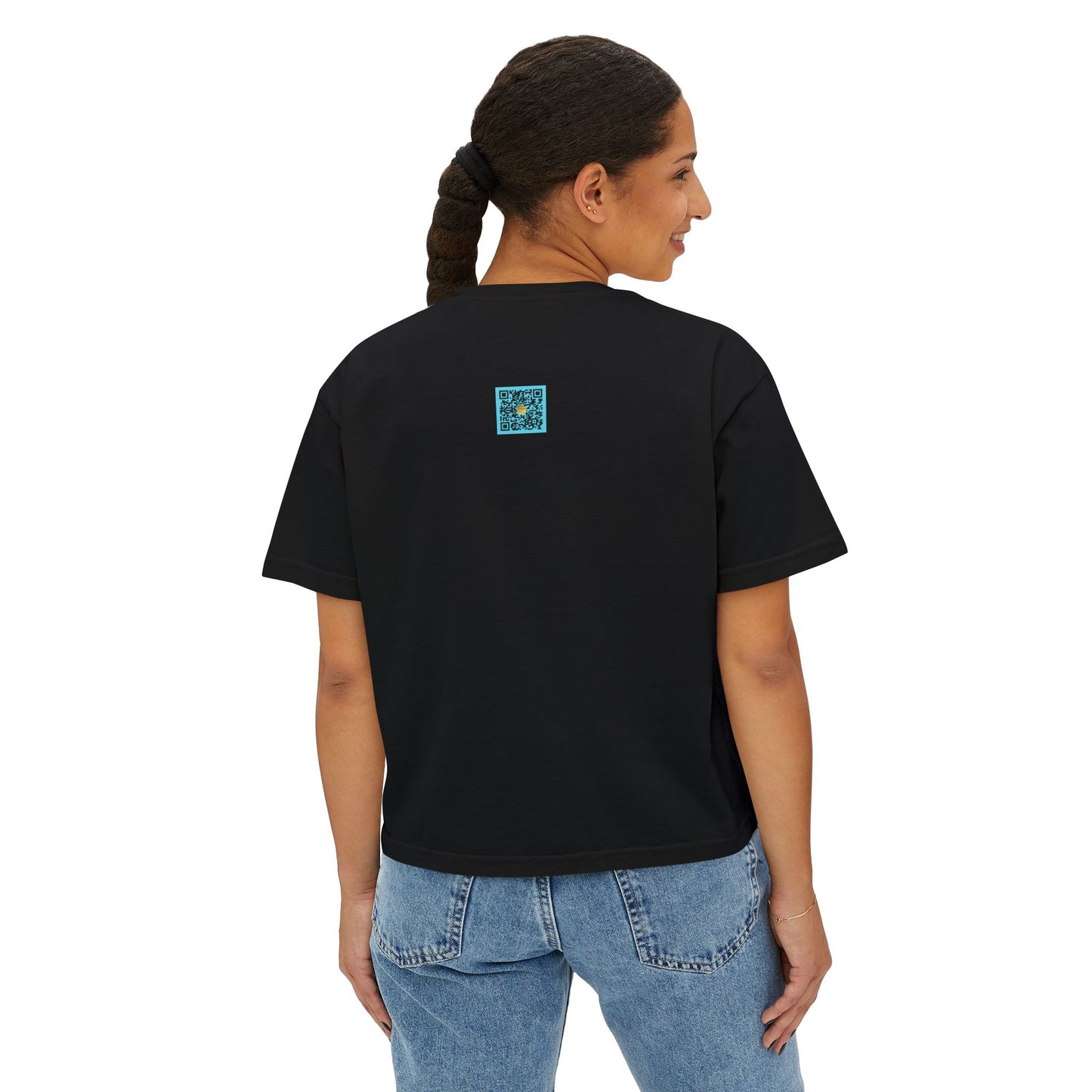 I.O.V-SEASky Art Women's Boxy Tee