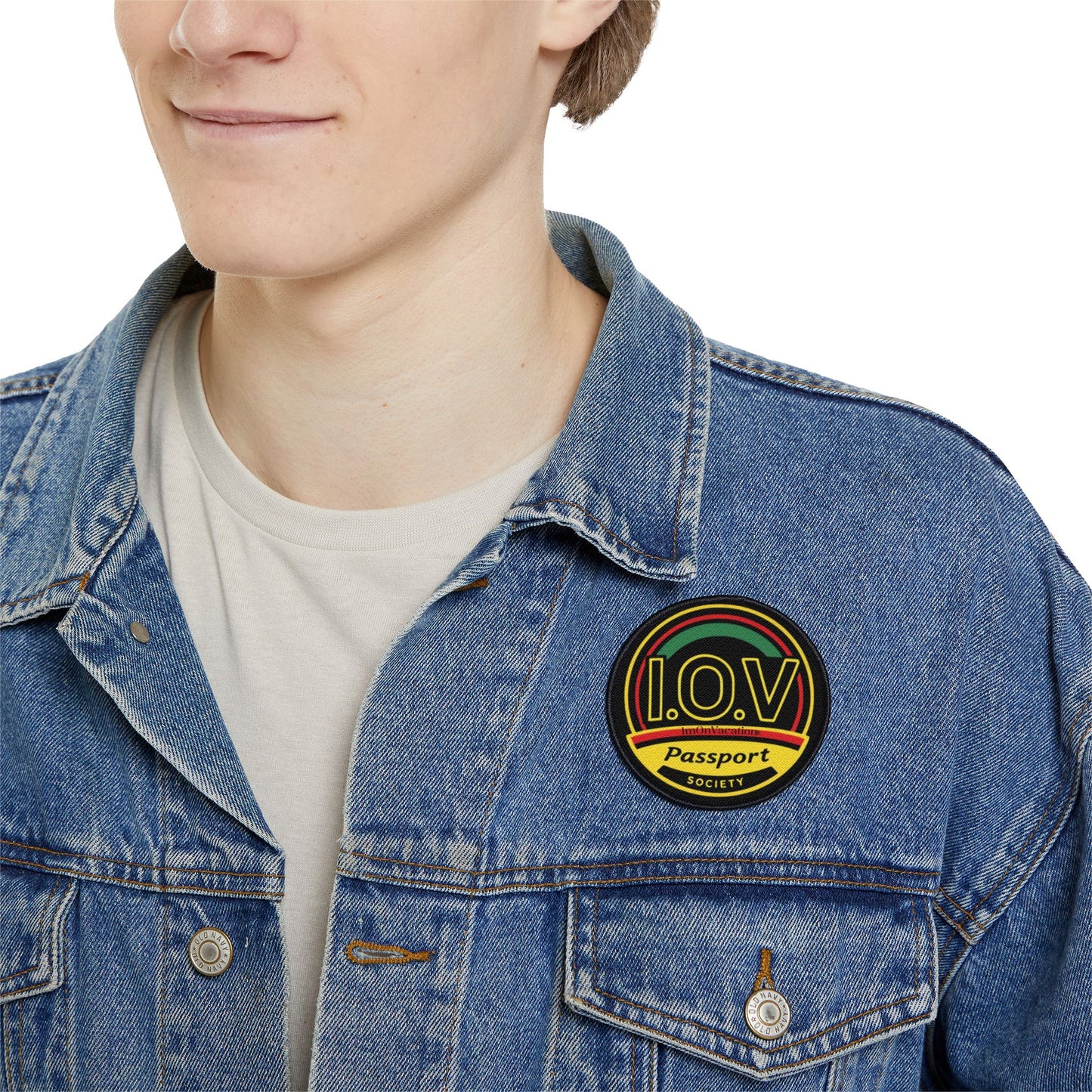 I.O.V. Black Passport Society Iron-On Patch