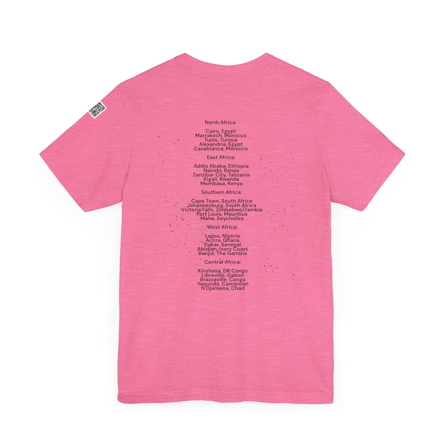 I.O.V-Africa-25 Cities to visit -Unisex Jersey Short Sleeve Tee