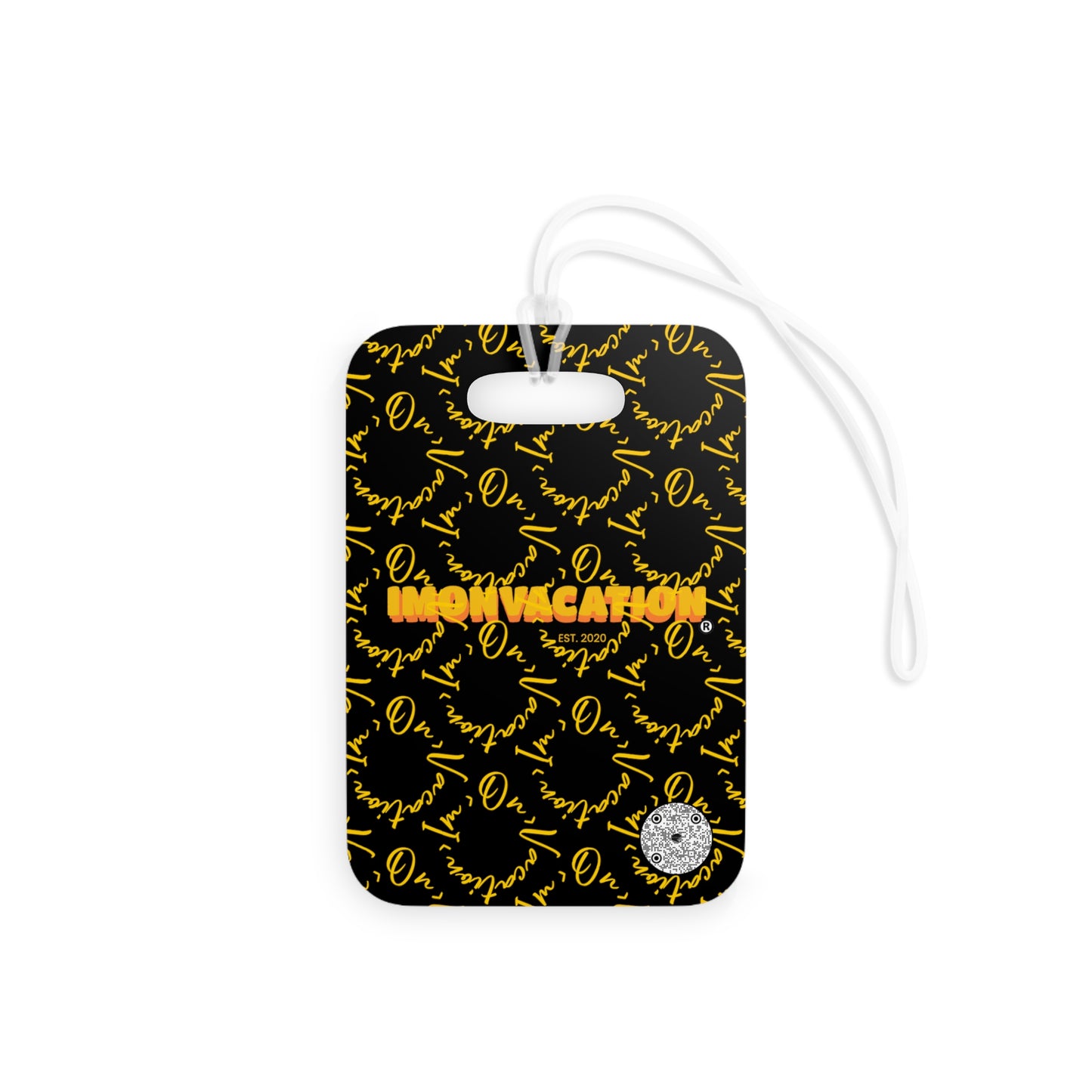 I.O.V-SPS23 Black Luggage Tag