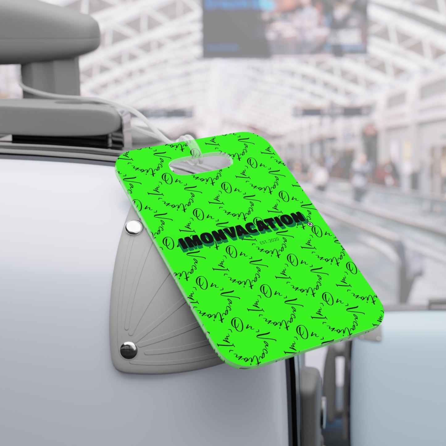 I.O.V-SPS24 Neon Luggage Tag