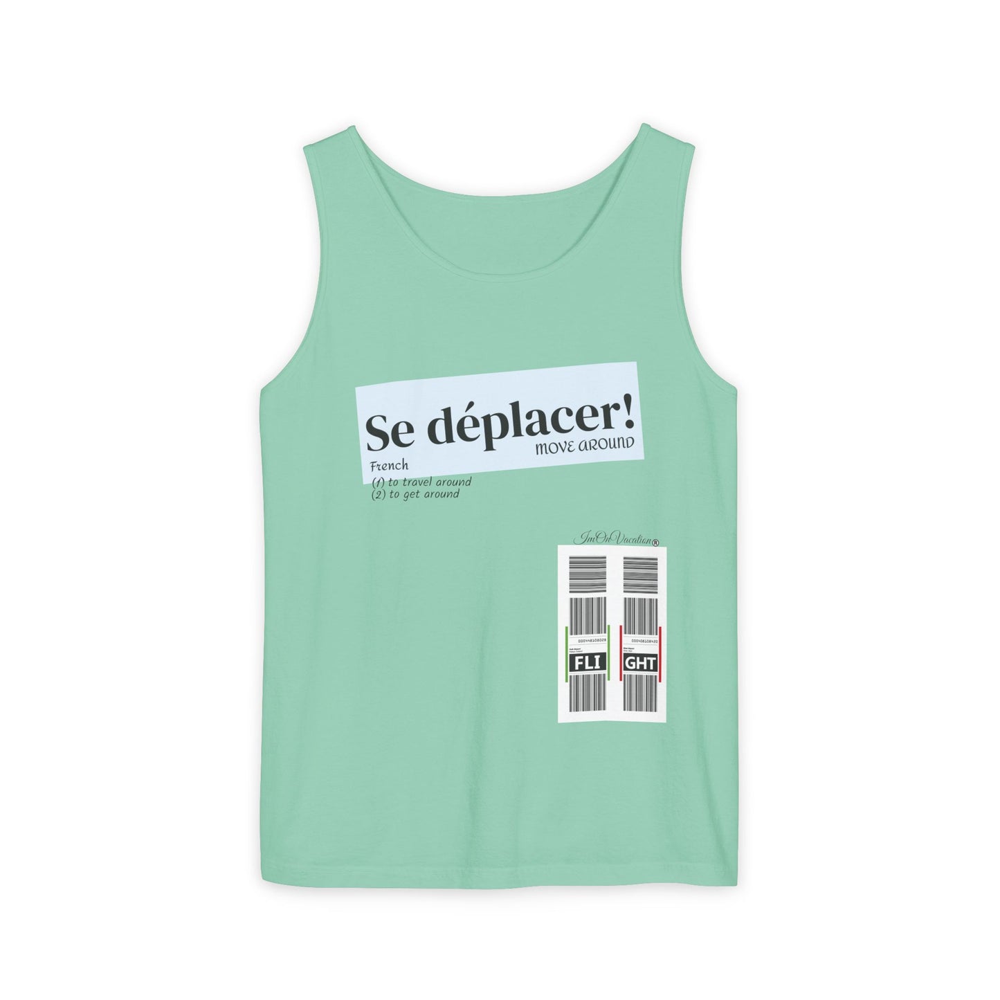 I.O.V-Move Around FL24-Unisex Garment-Dyed Tank Top