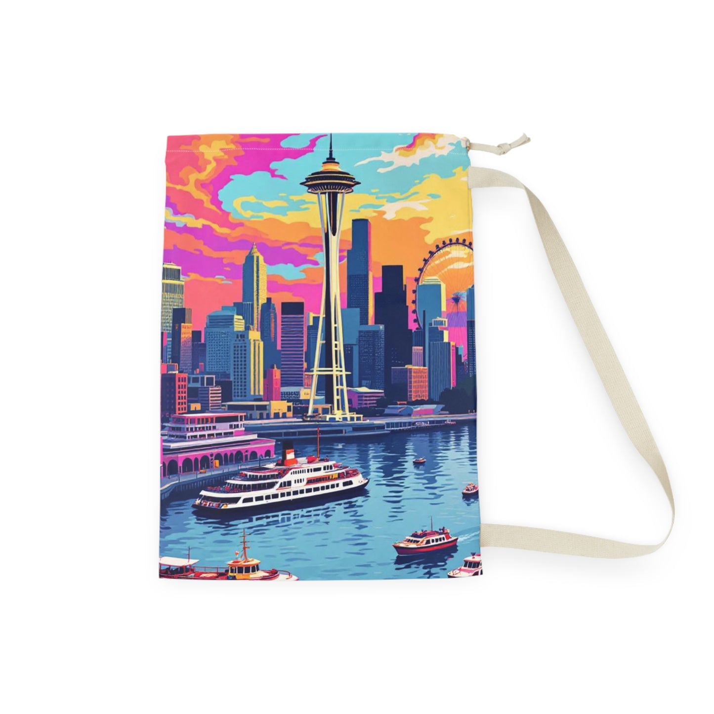 I.O.V- Seattle Skyline Laundry Bag