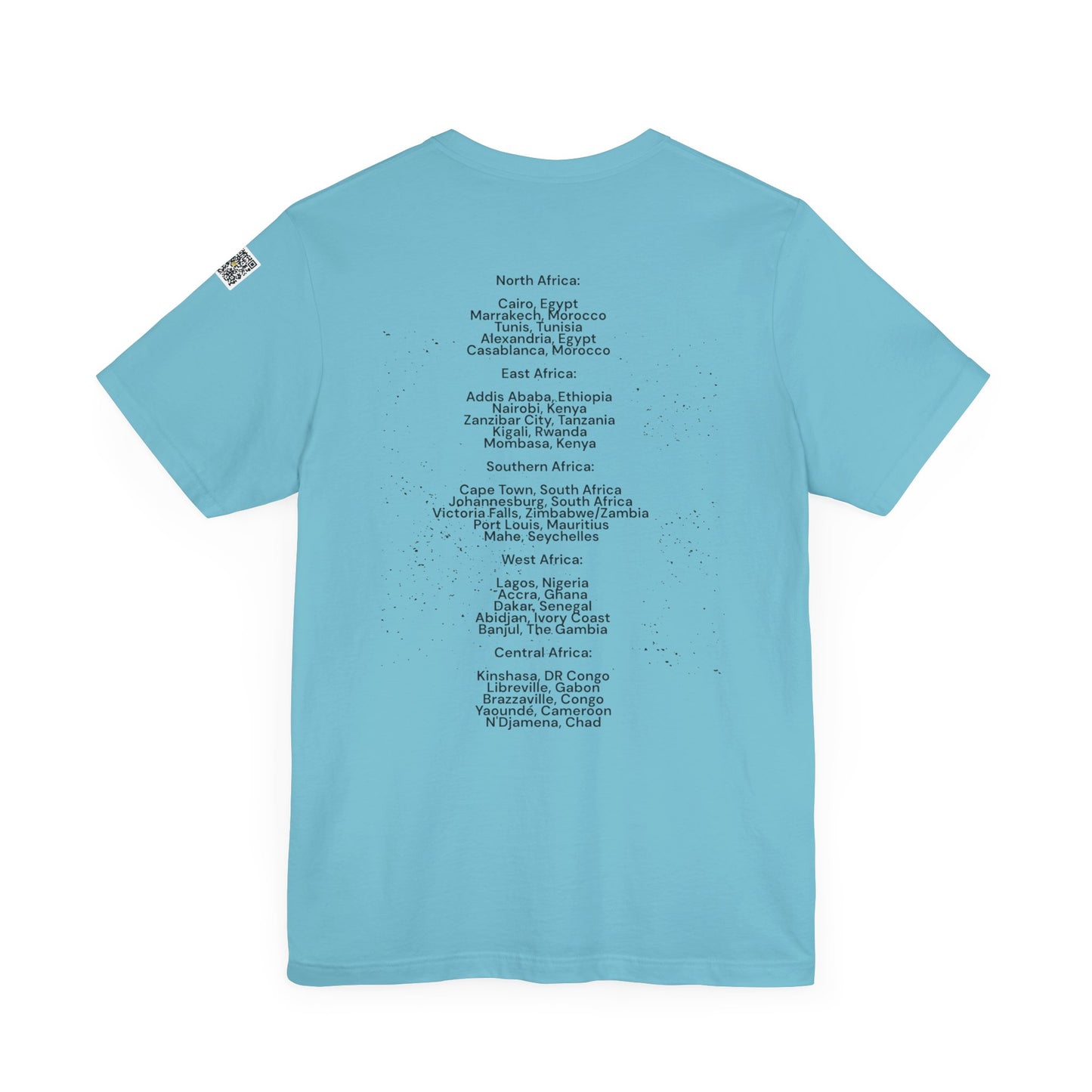 I.O.V-Africa-25 Cities to visit -Unisex Jersey Short Sleeve Tee