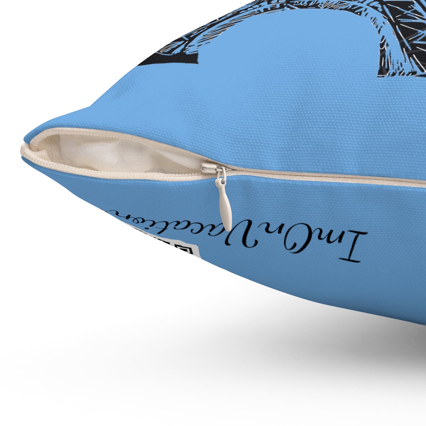 I.O.V-Paris Spun Polyester Square Pillow