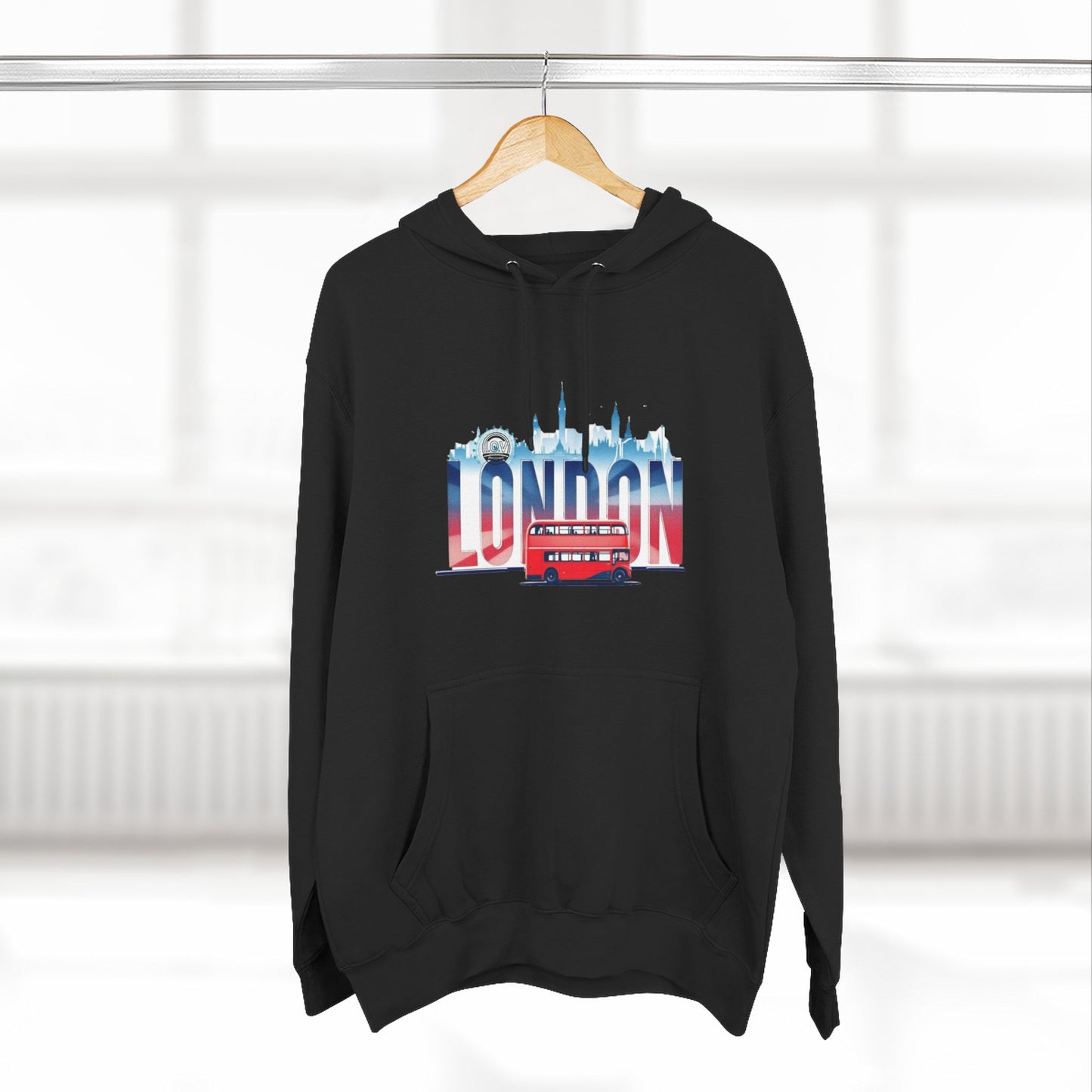 I.O.V-London (LHR) Vintage-Inspired Fleece Hoodie