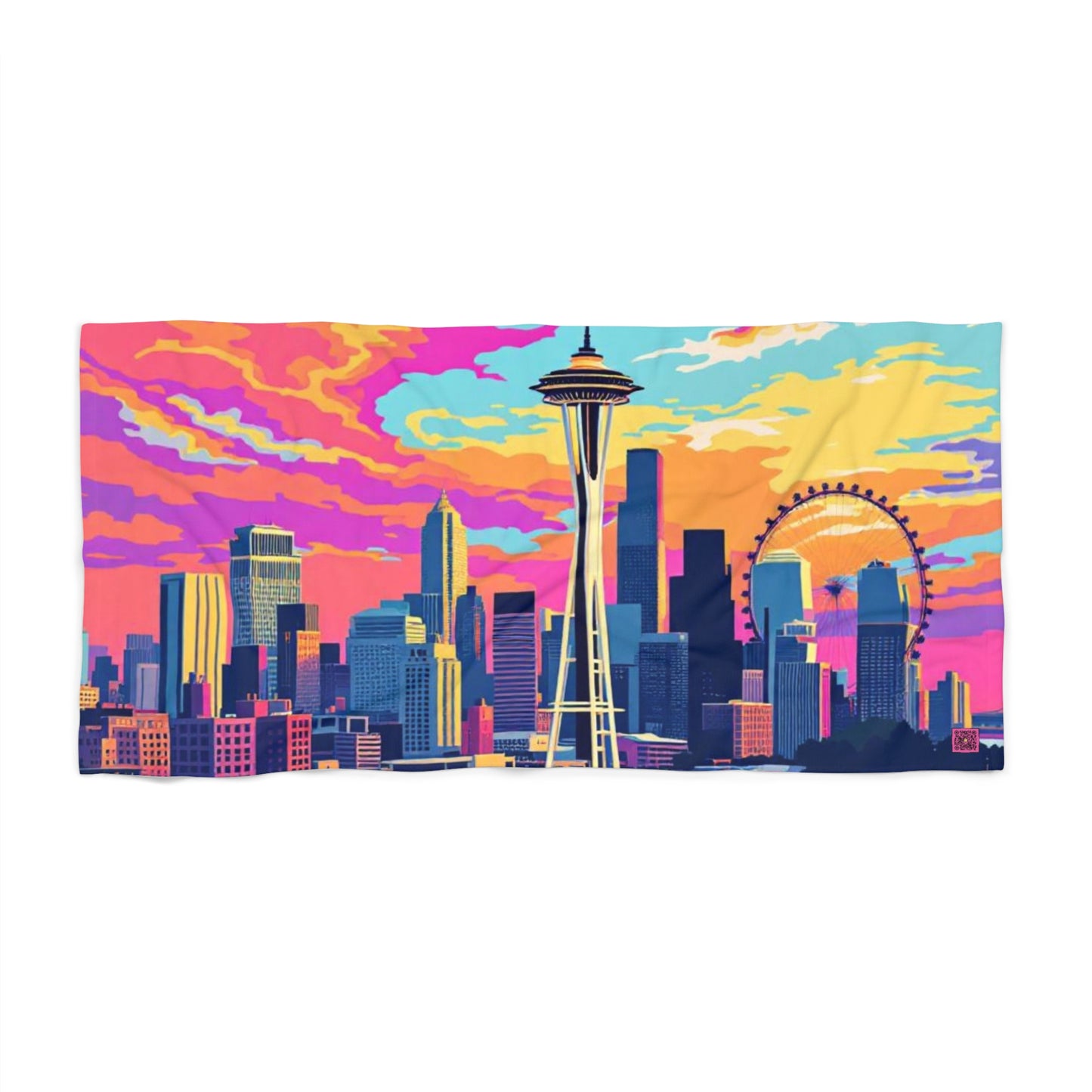I.O.V- Seattle Skyline Beach Towel