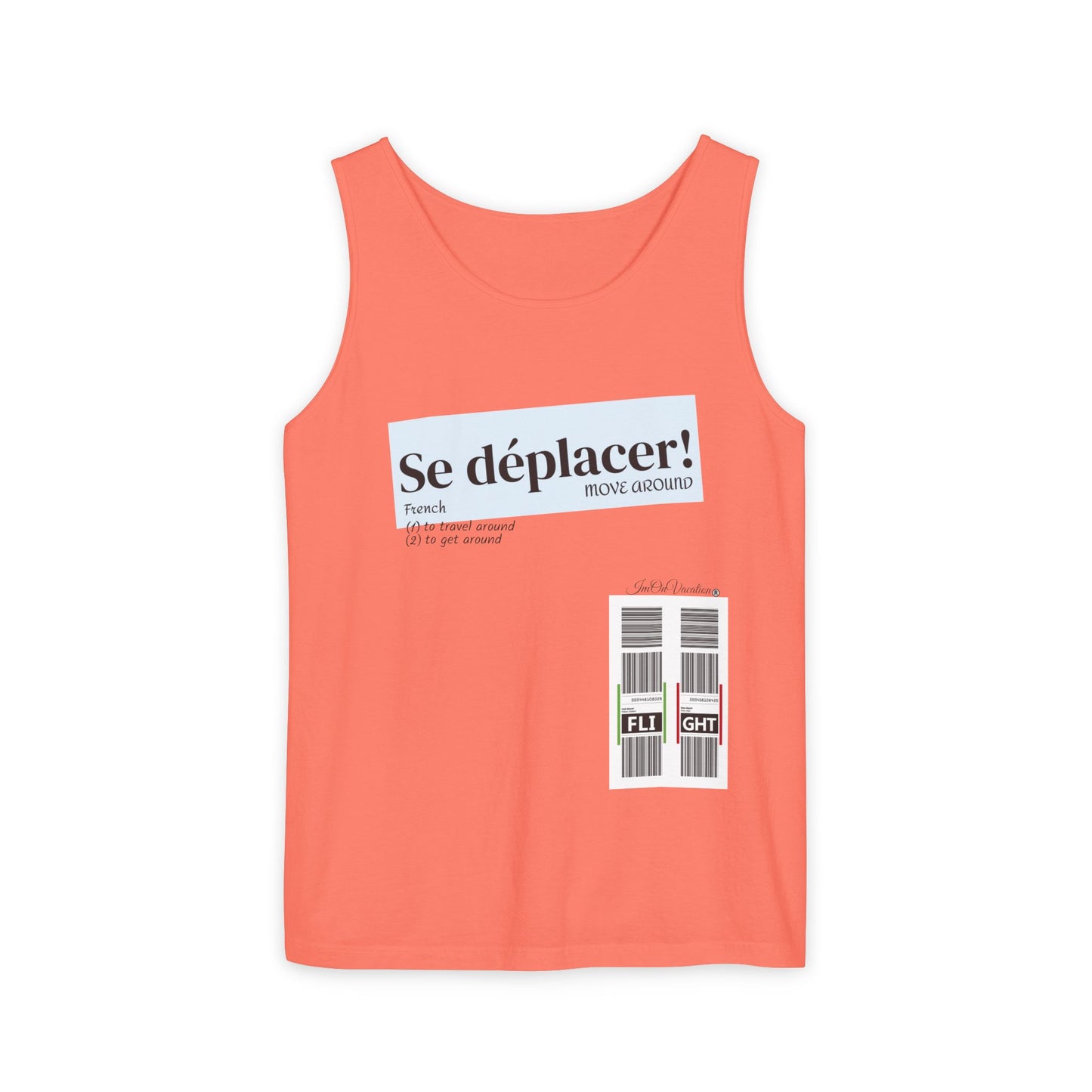 I.O.V-Move Around FL24-Unisex Garment-Dyed Tank Top