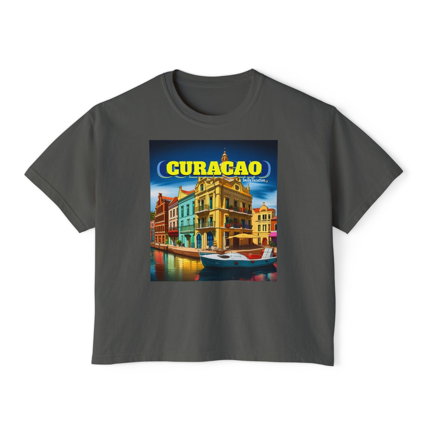 I.O.V-WYA Curacao Women's Boxy Tee