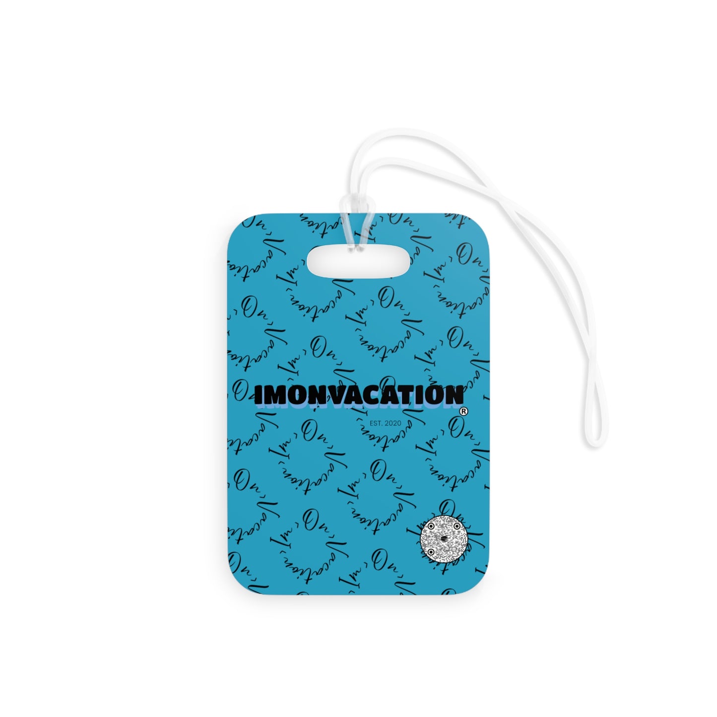 I.O.V-SPS23 Turquoise Luggage Tag