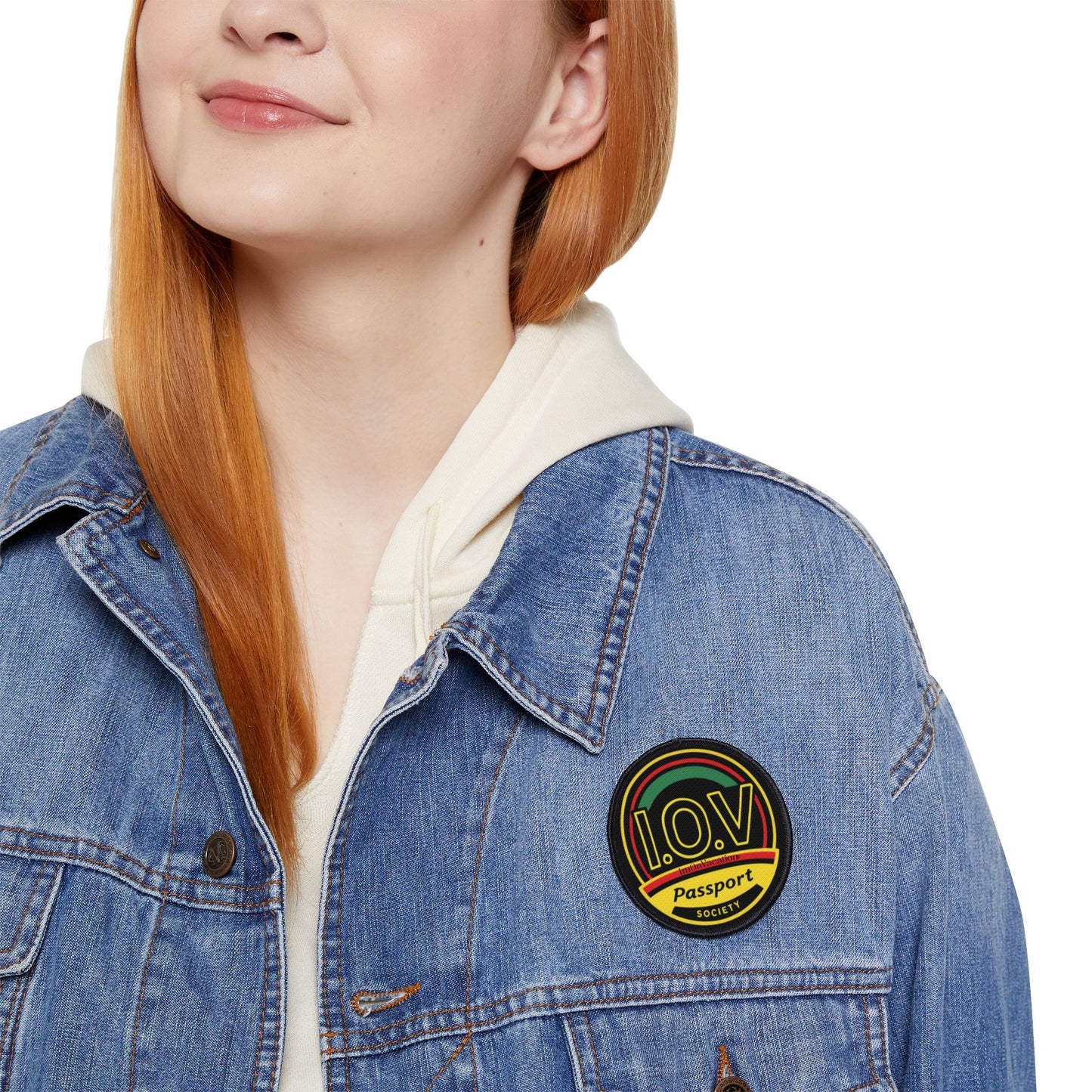 I.O.V. Black Passport Society Iron-On Patch
