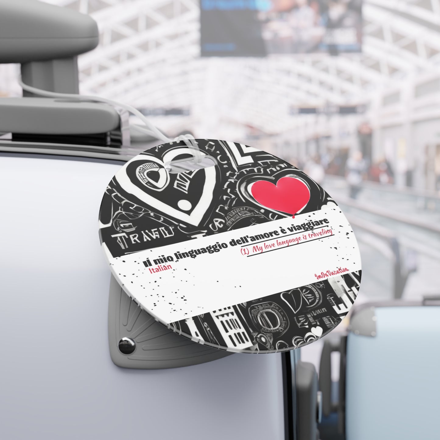 I.O.V-Love Language Luggage Tag