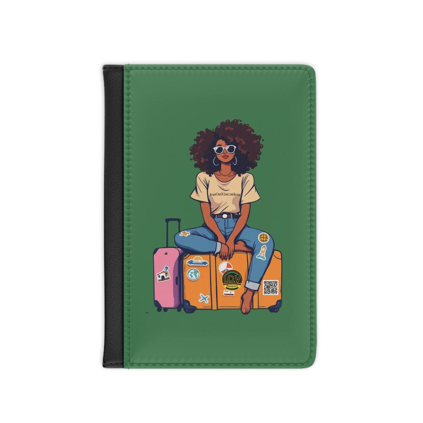 I.O.V BGTT Green Chic Passport Cover for Travelers