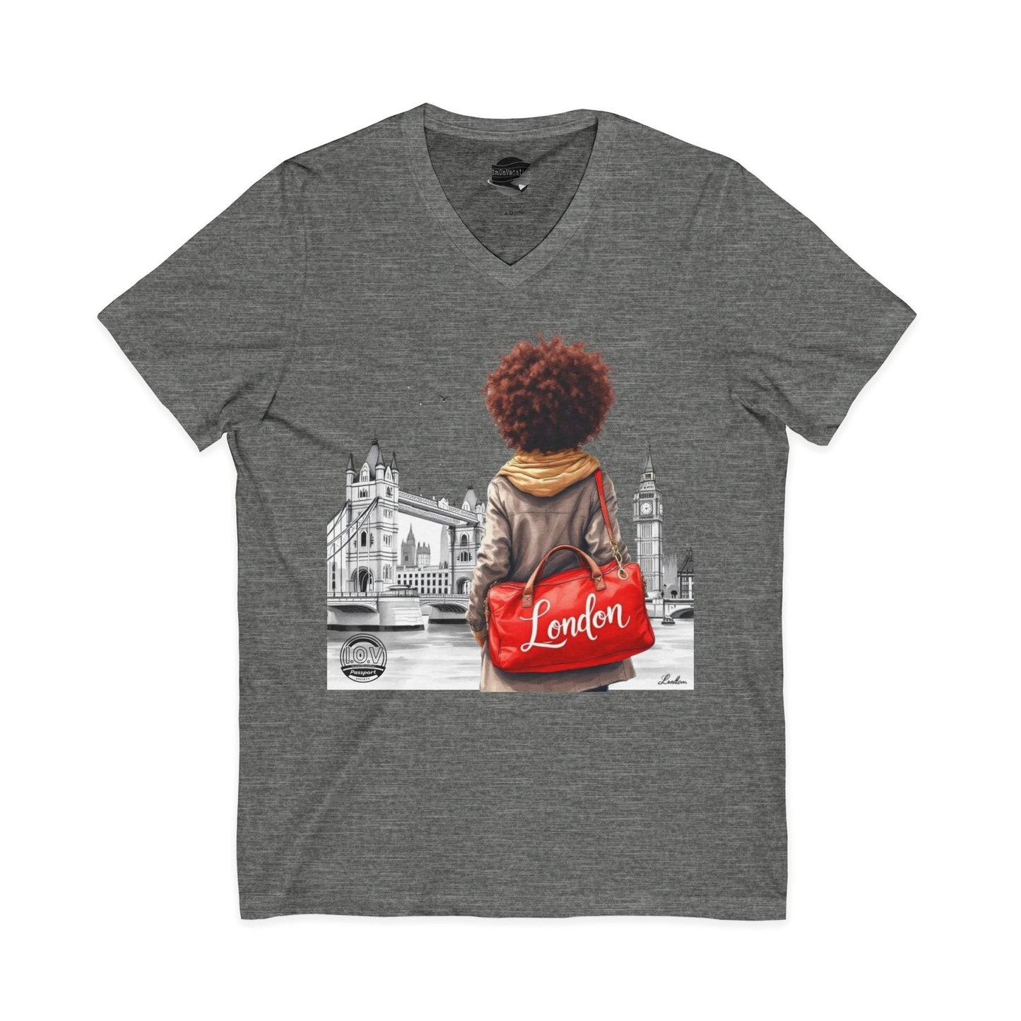 I.O.V-BGT London (LHR) Adventure V-Neck Tee