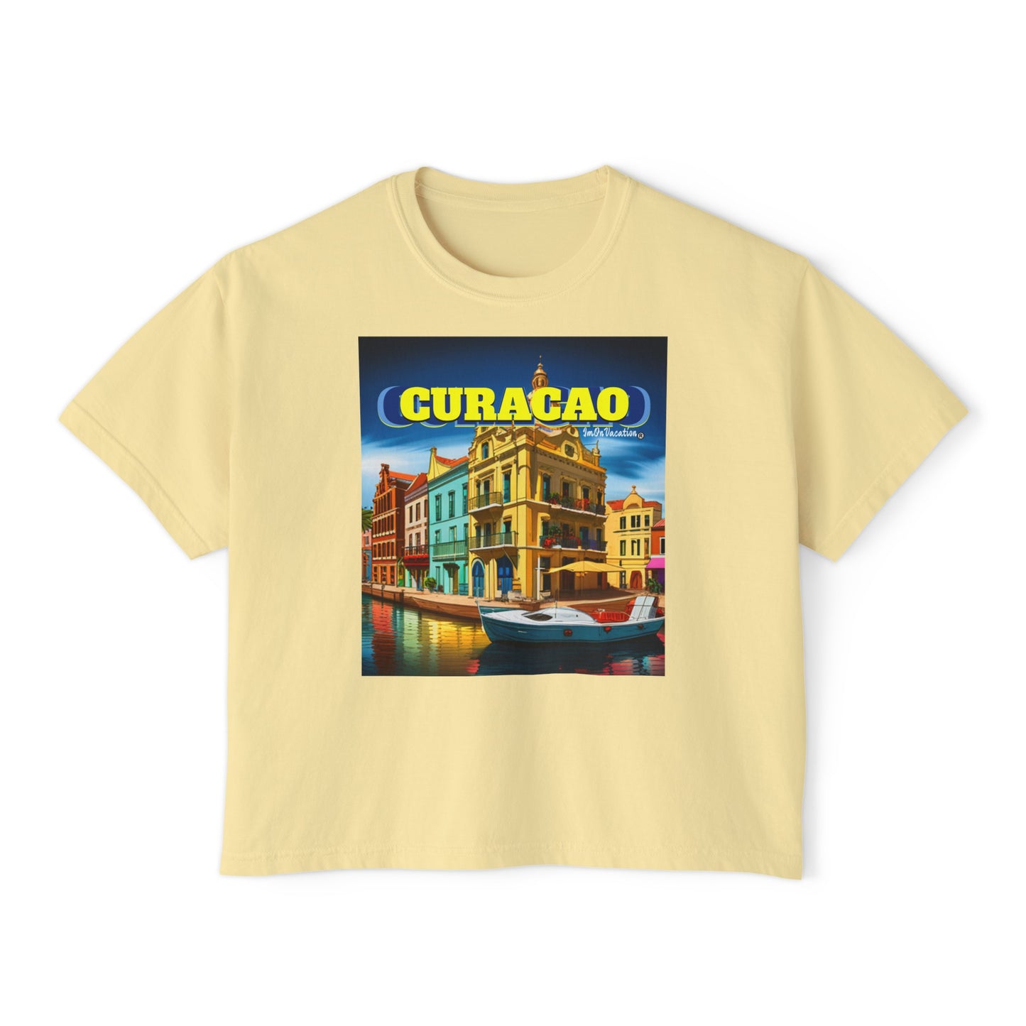 I.O.V-WYA Curacao Women's Boxy Tee