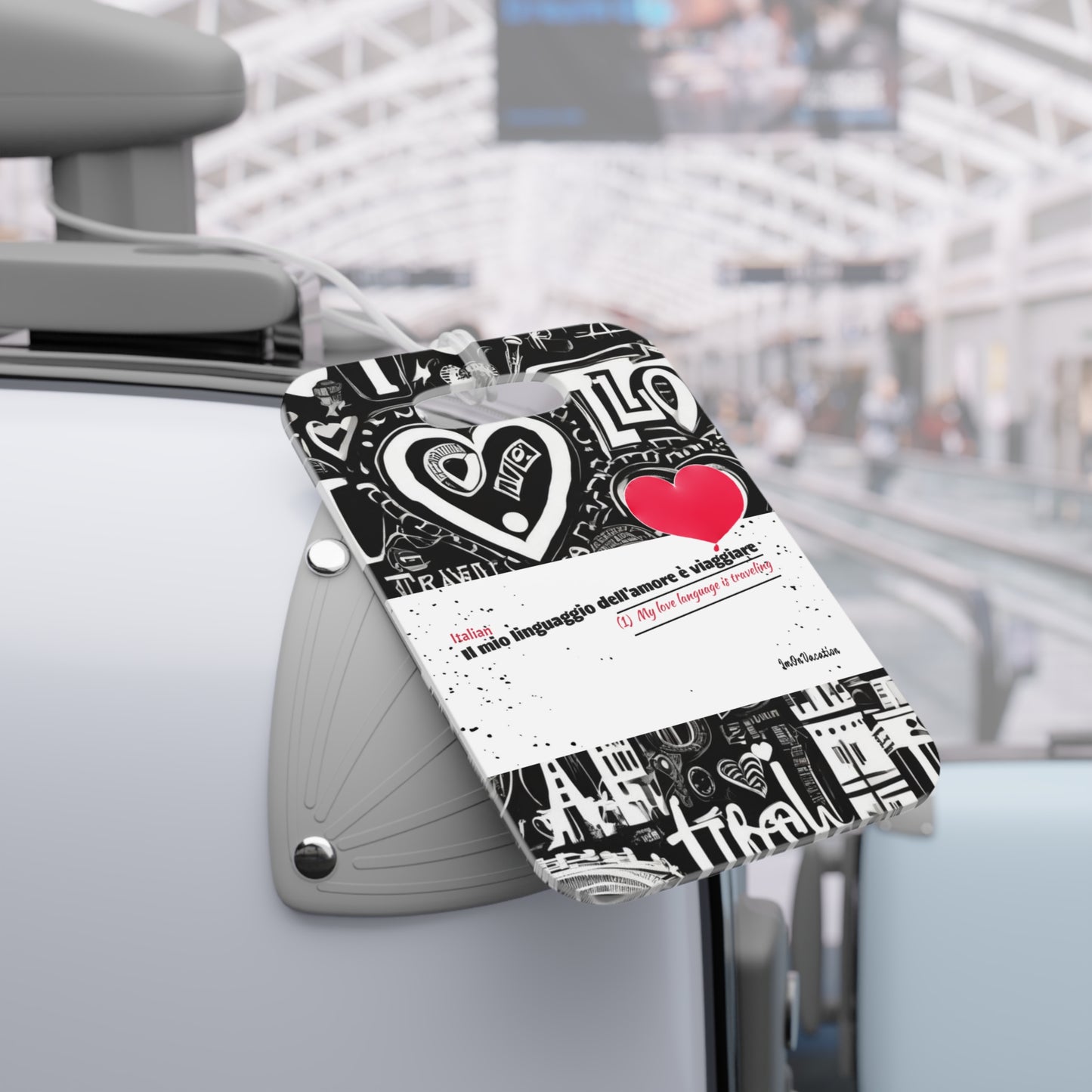 I.O.V-Love Language Luggage Tag