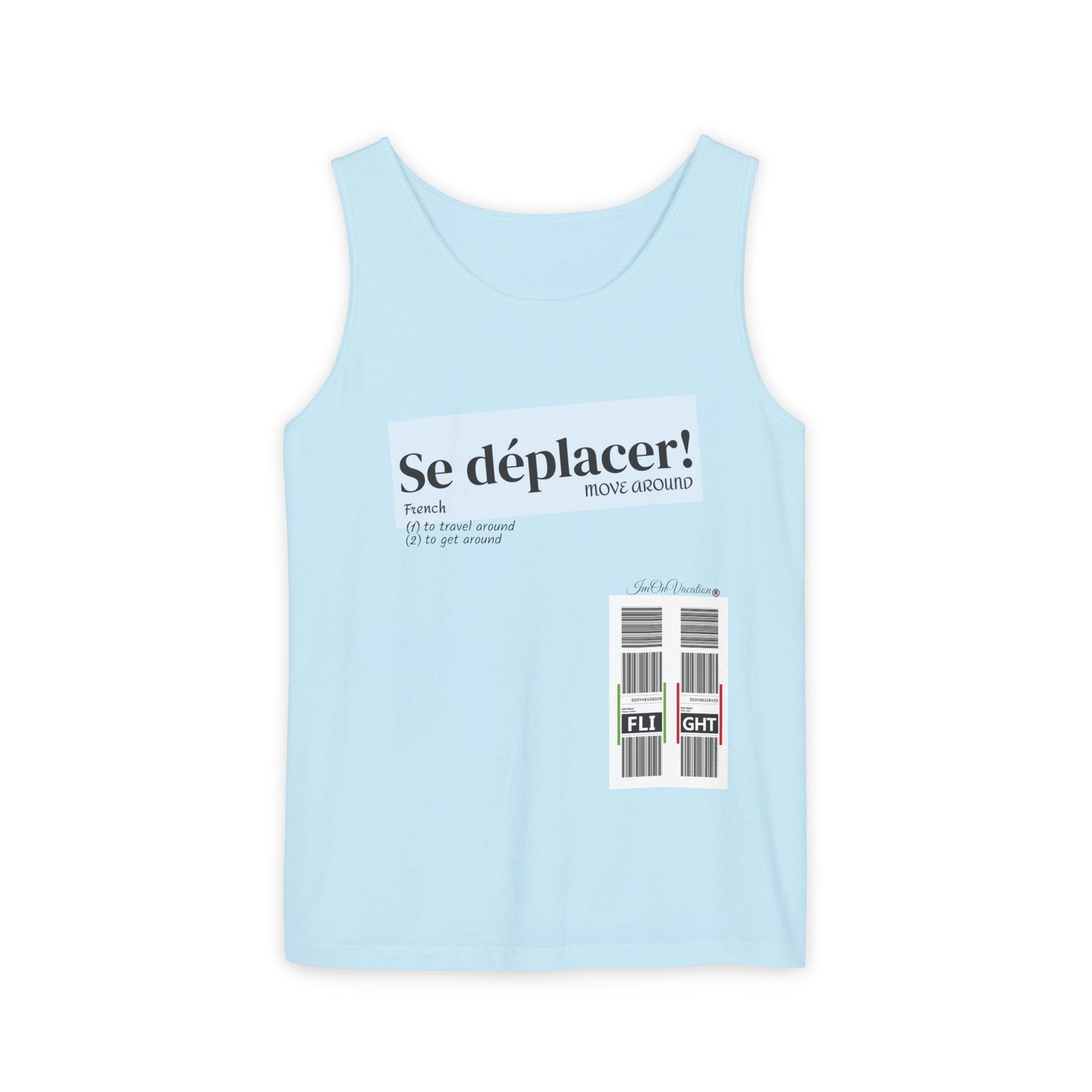 I.O.V-Move Around FL24-Unisex Garment-Dyed Tank Top