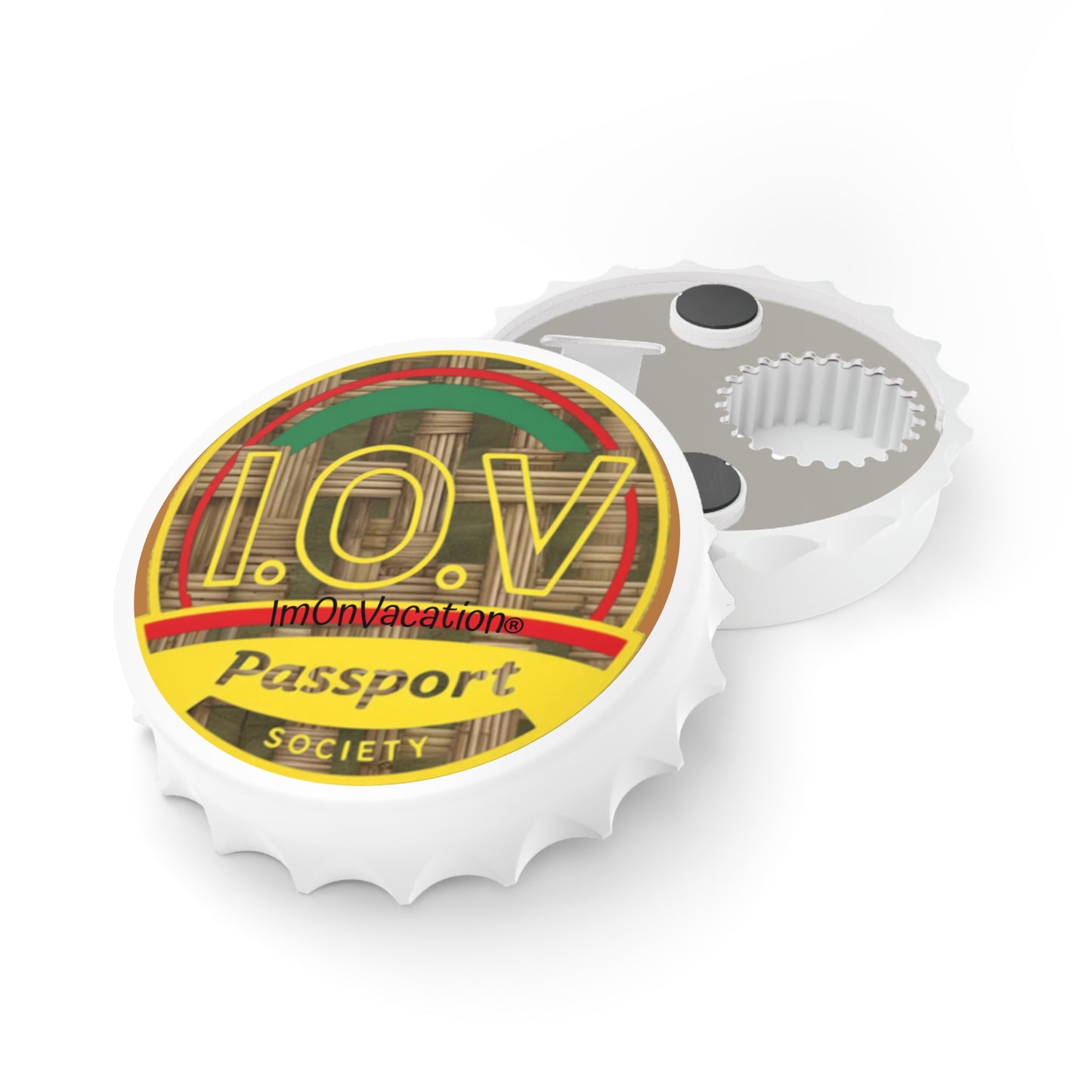 I.O.V-Bamboo Passport Society Retro Bottle Opener