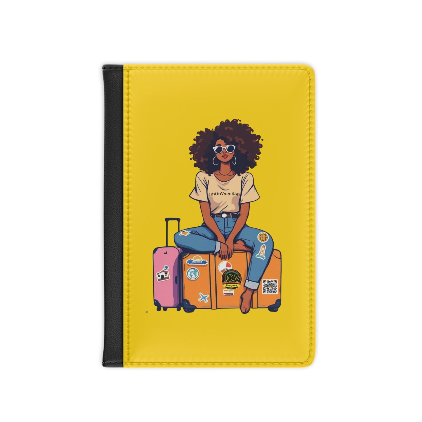 I.O.V BGTT Light Gold Chic Passport Cover for Travelers