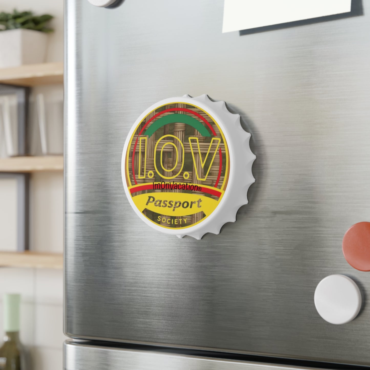 I.O.V-Bamboo Passport Society Retro Bottle Opener