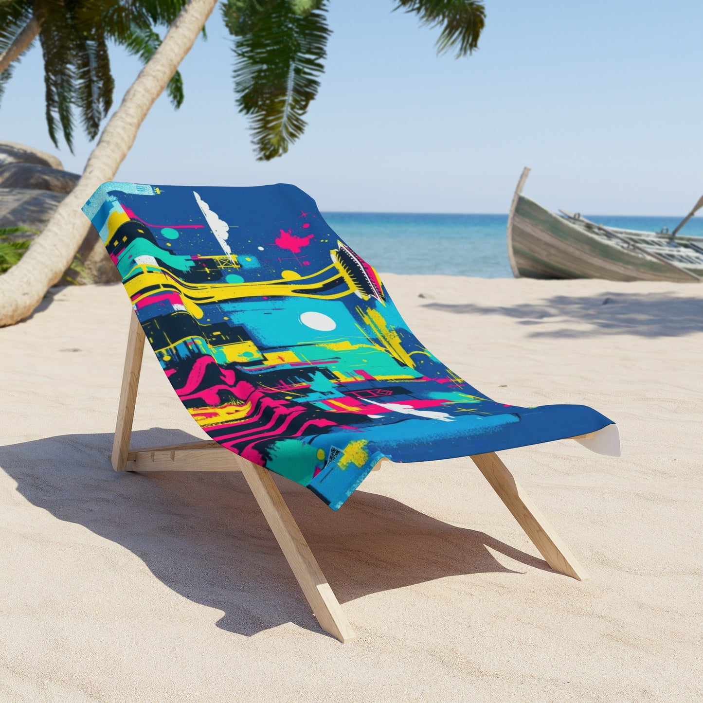 I.O.V-SEAsky1 Beach Towel