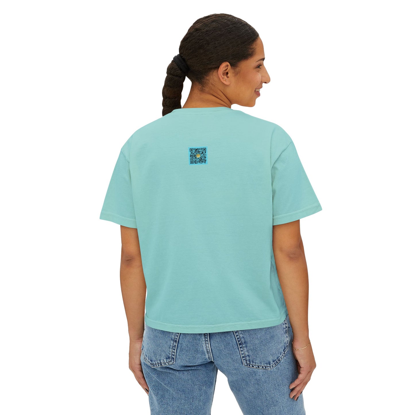 I.O.V-SEASky Art Women's Boxy Tee