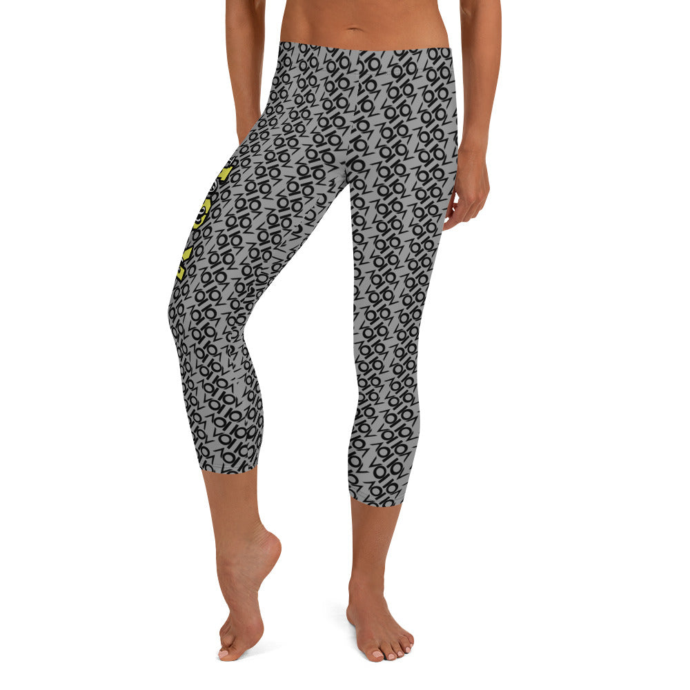 I.O.V-SPS23 Grey Capri Leggings