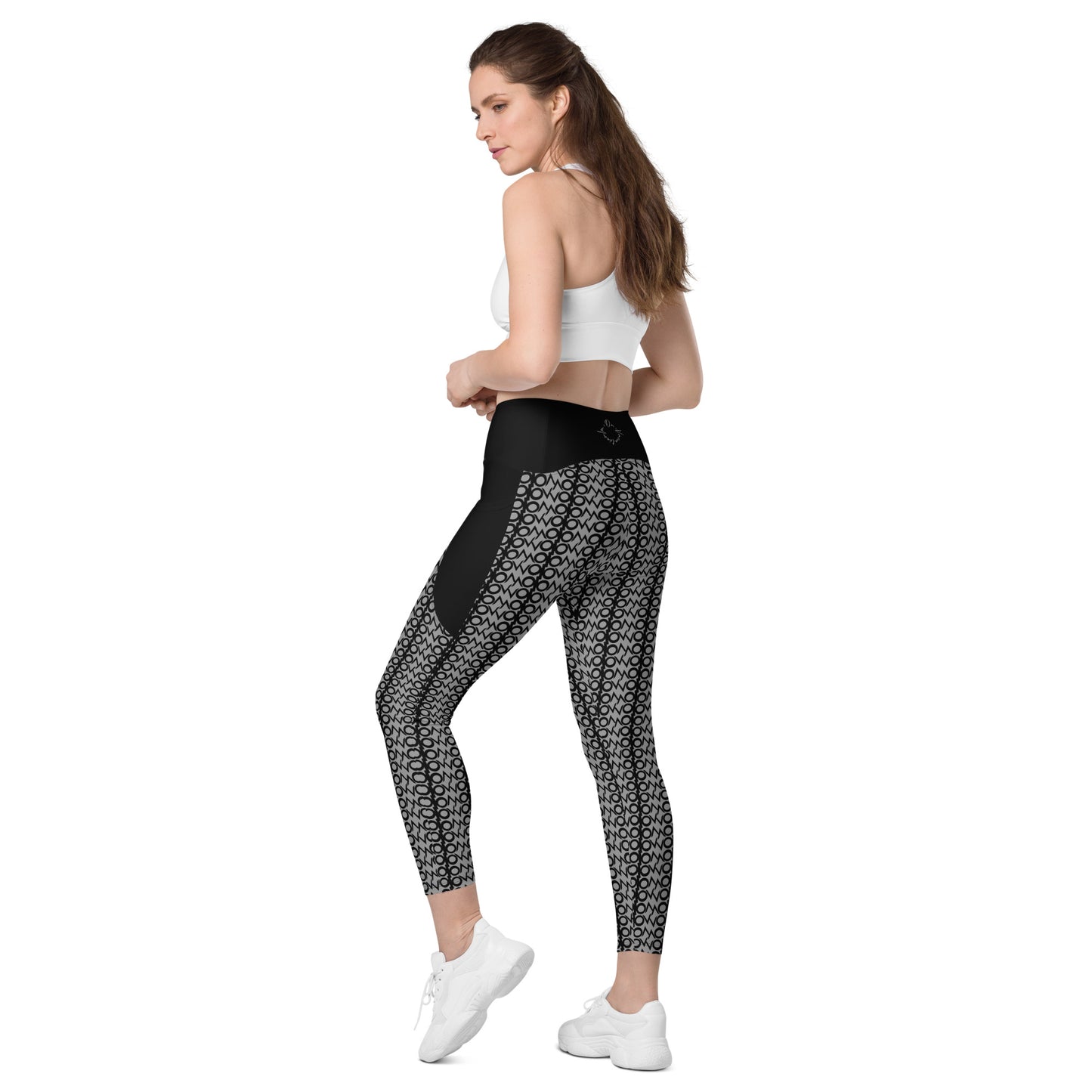 I.O.V-SPS23 Grey Leggings with pockets