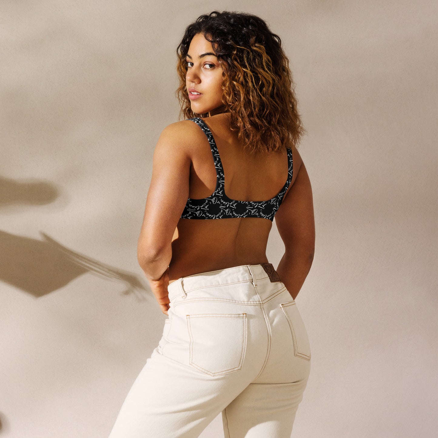 I.O.V-SPS24 Royalty B&W Recycled padded bikini top