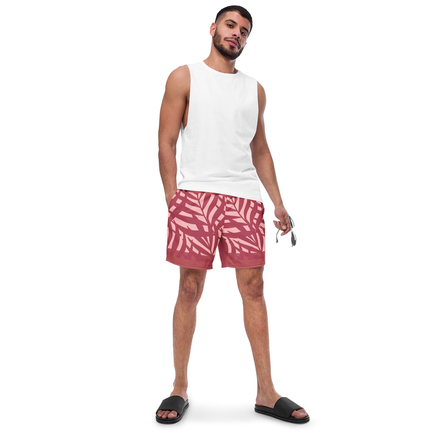 I.O.V-SPS24 TROPNK All-Over Print Recycled Swim Trunks