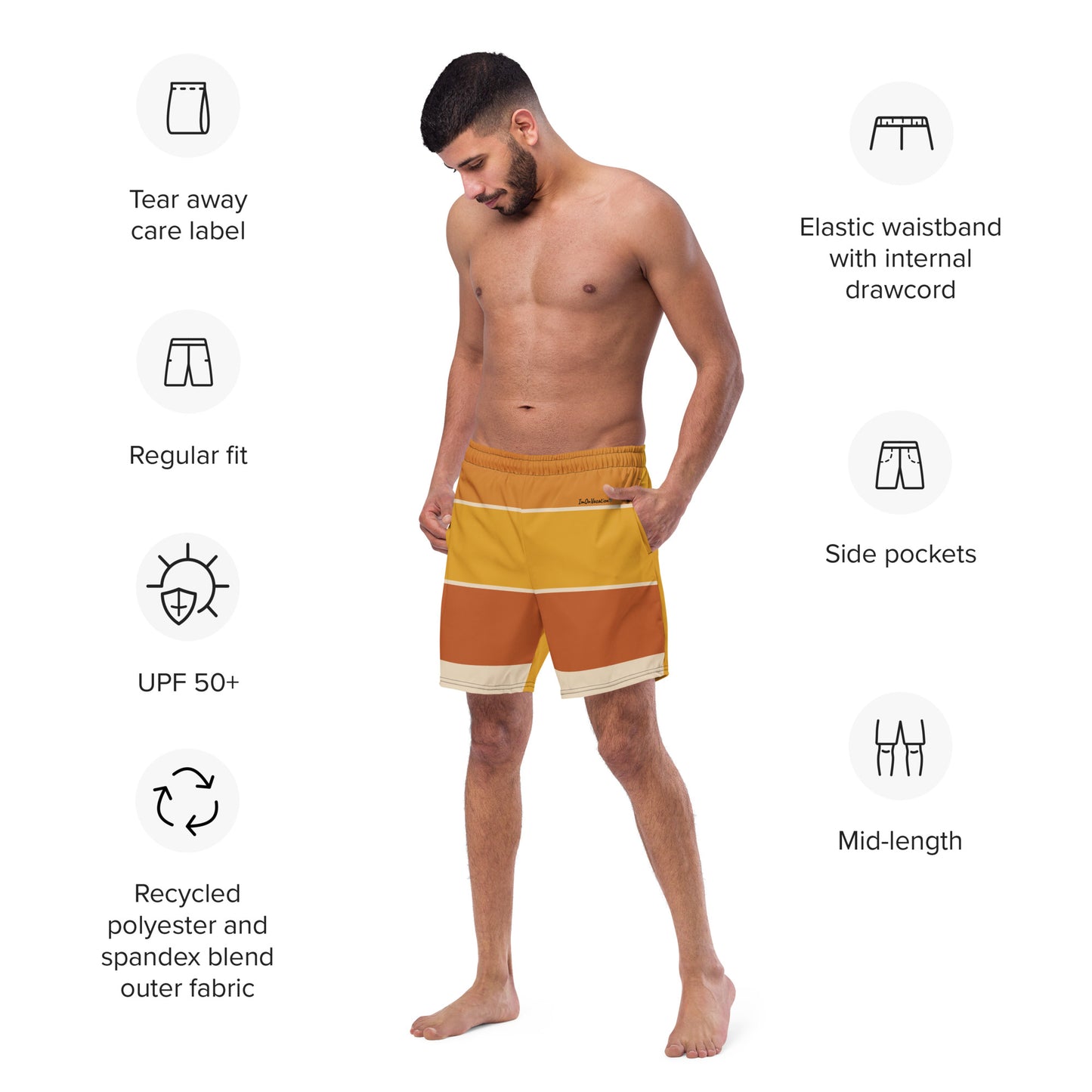I.O.V-SPS24 STORGLB All-Over Print Recycled Swim Trunks