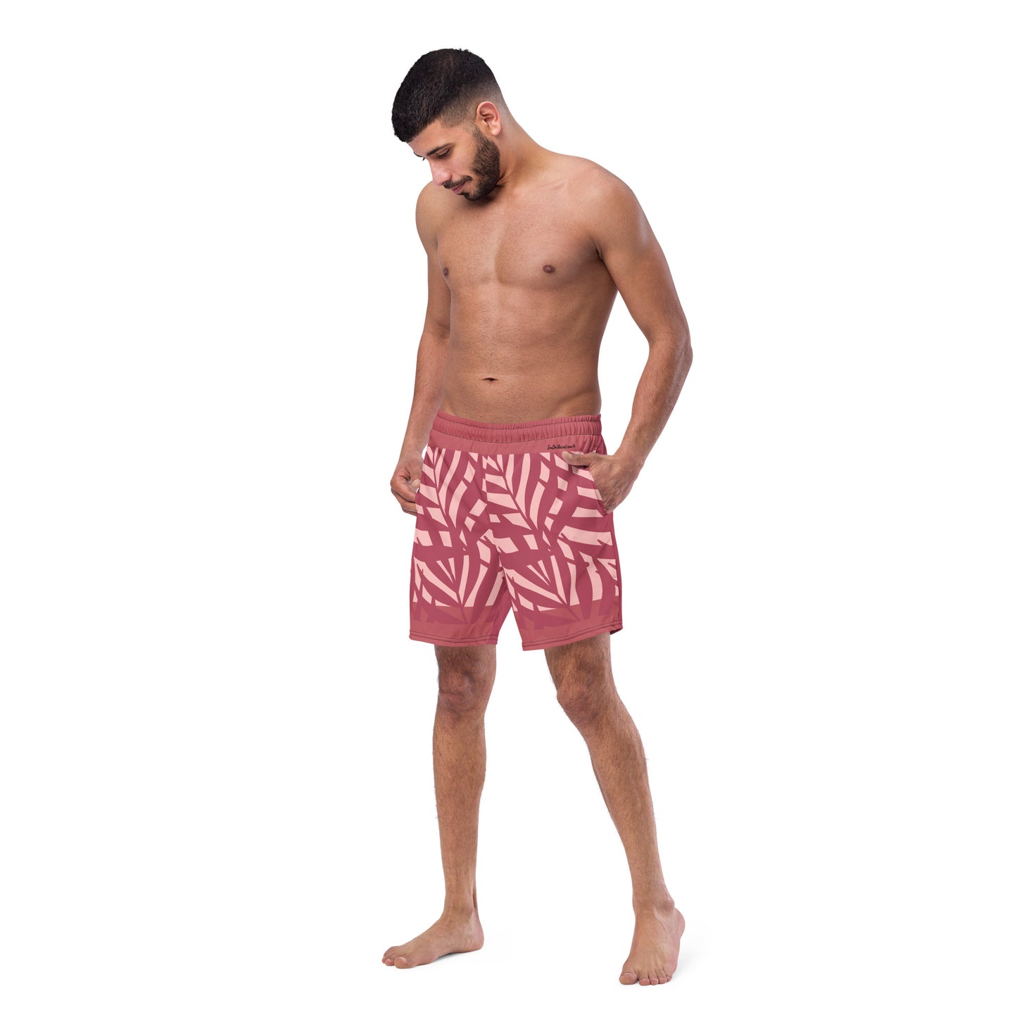 I.O.V-SPS24 TROPNK All-Over Print Recycled Swim Trunks