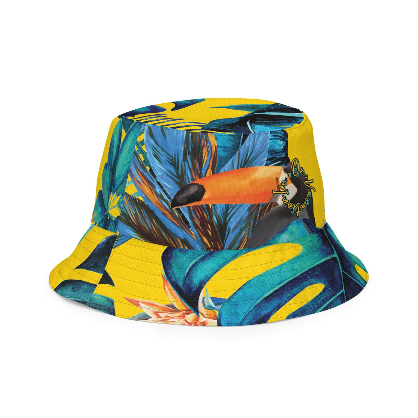 I.O.V-SPS23 Tropics Yellow Reversible bucket hat