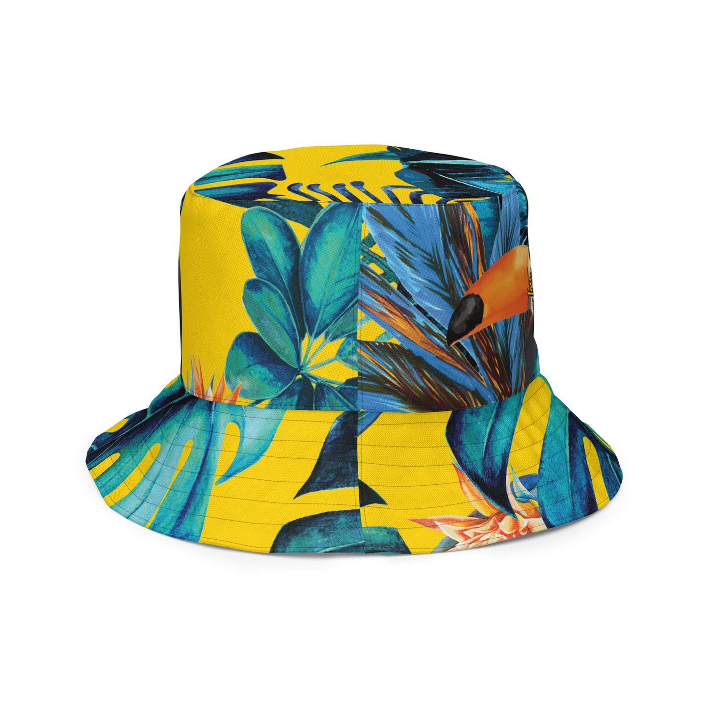 I.O.V-SPS23 Tropics Yellow Reversible bucket hat