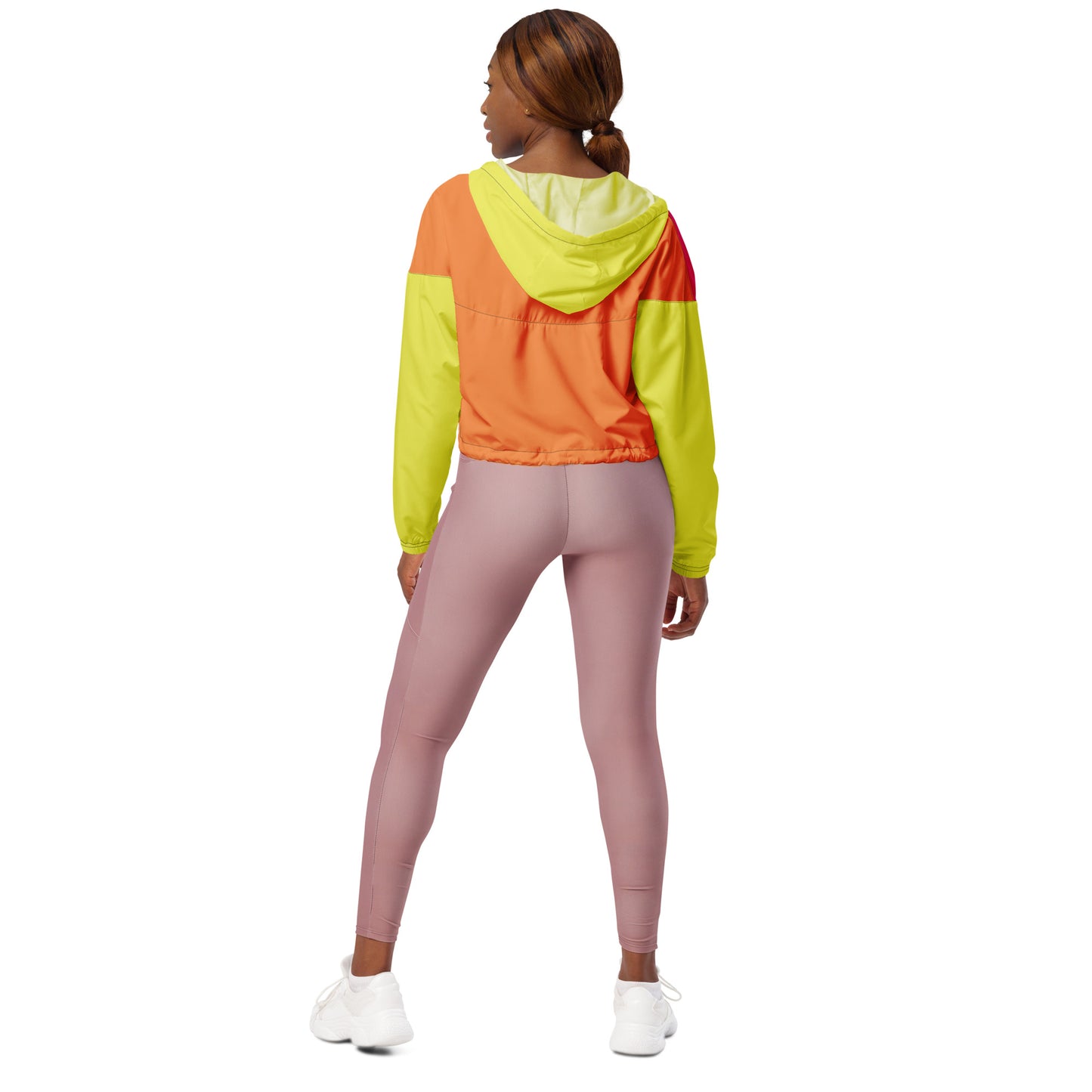 I.O.V-SPS23 Colorblock Women’s cropped windbreaker
