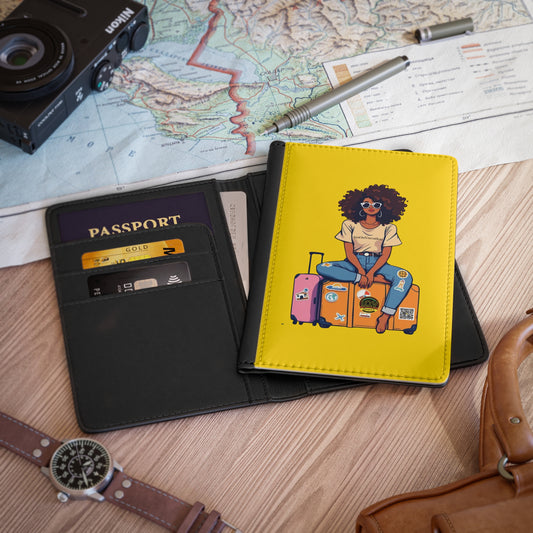 I.O.V BGTT Light Gold Chic Passport Cover for Travelers