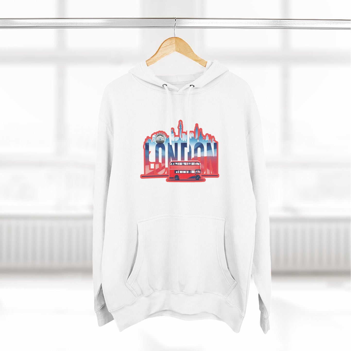 I.O.V-London (LHR) Vintage-Inspired Fleece Hoodie
