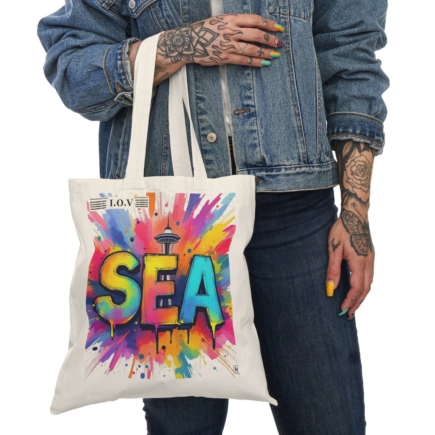 I.O.V-SEA Pride Inspirational Tote Bag