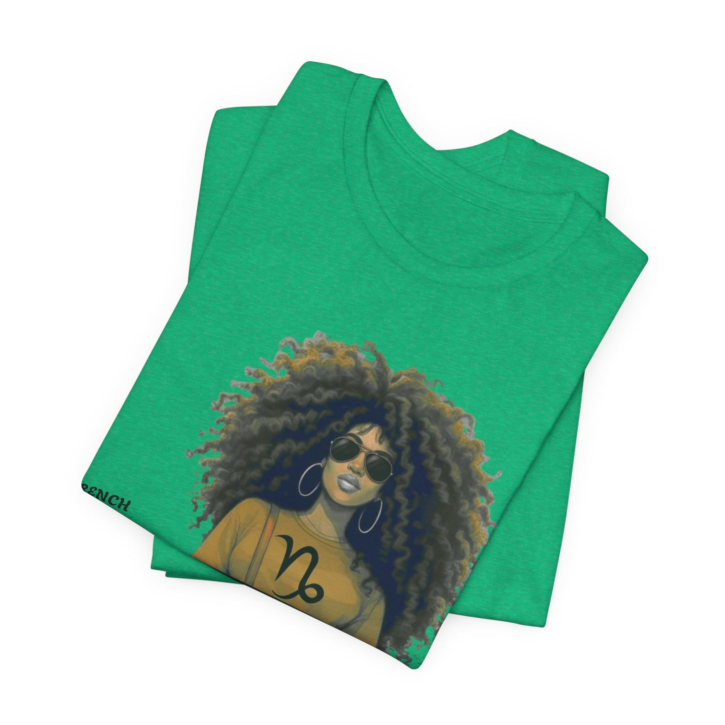 I.O.V-(Capricorn) Voyage Avec Moi Afro Travel Girl Graphic Tee