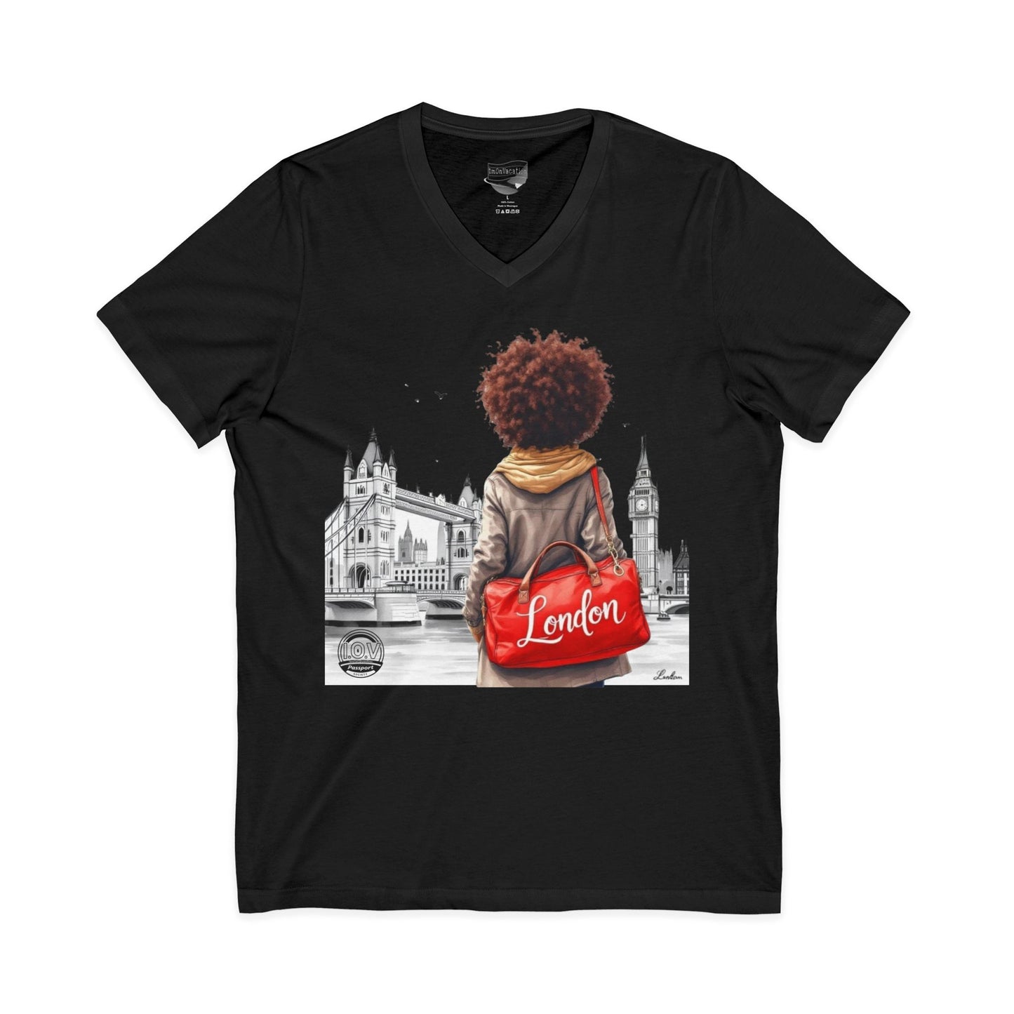 I.O.V-BGT London (LHR) Adventure V-Neck Tee