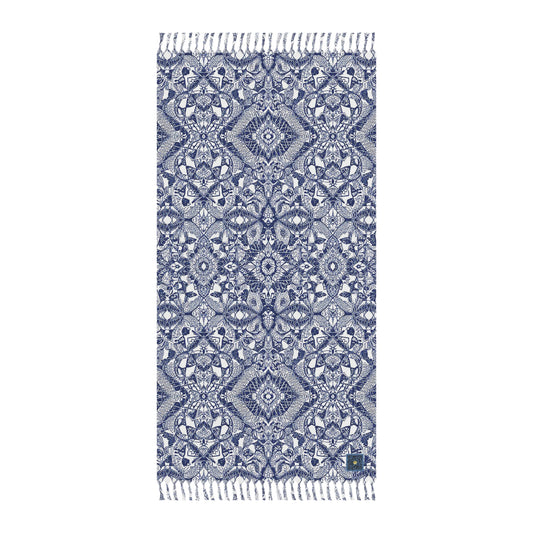 I.O.V-MC Blue Bohemian Beach Blanket